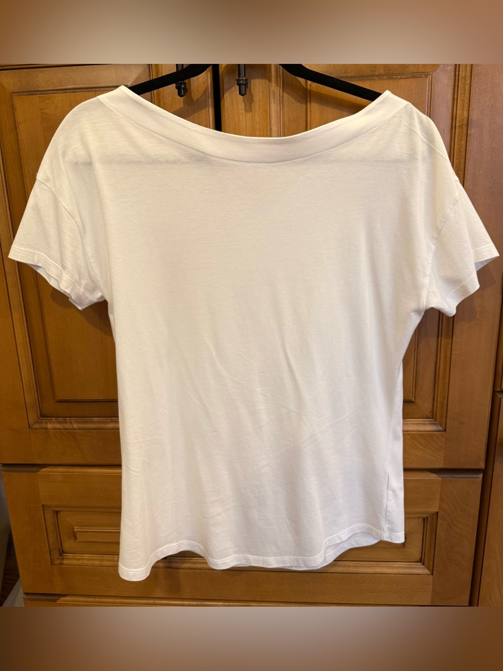 Boden White Short-Sleeve Boatneck Top